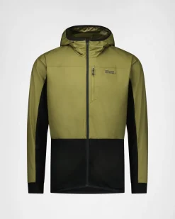 Diversion Merino Wind Jacket - Fern / Black