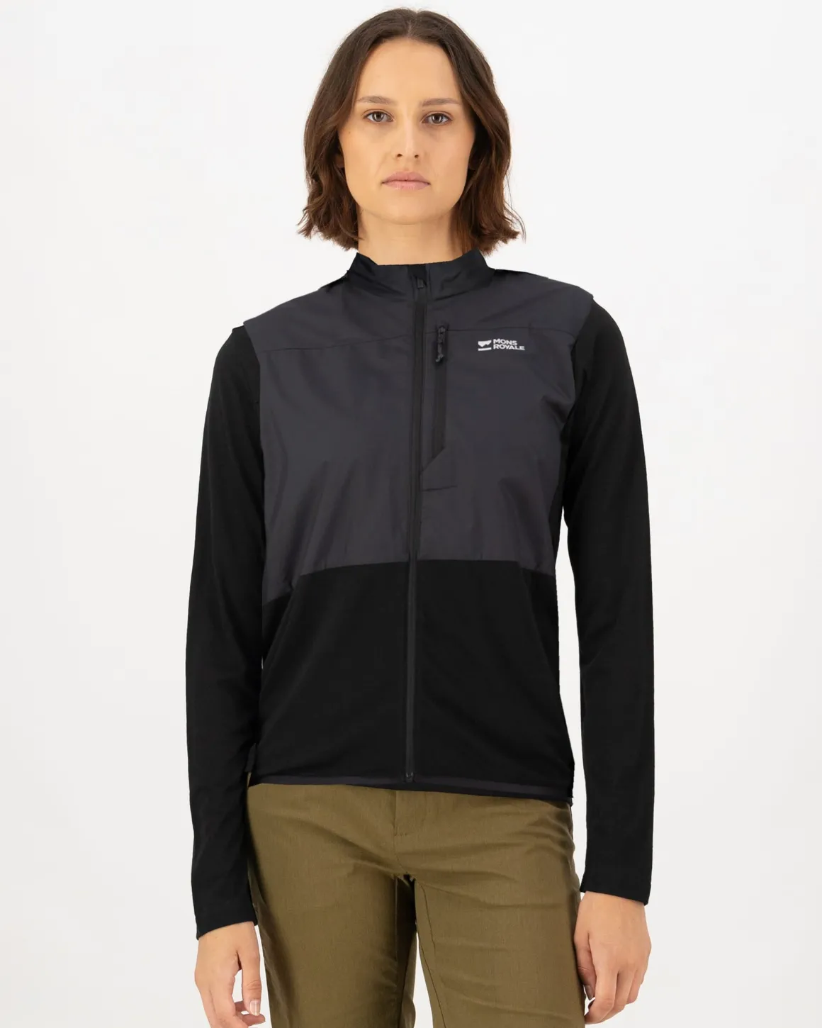Diversion Merino Wind Vest - Black