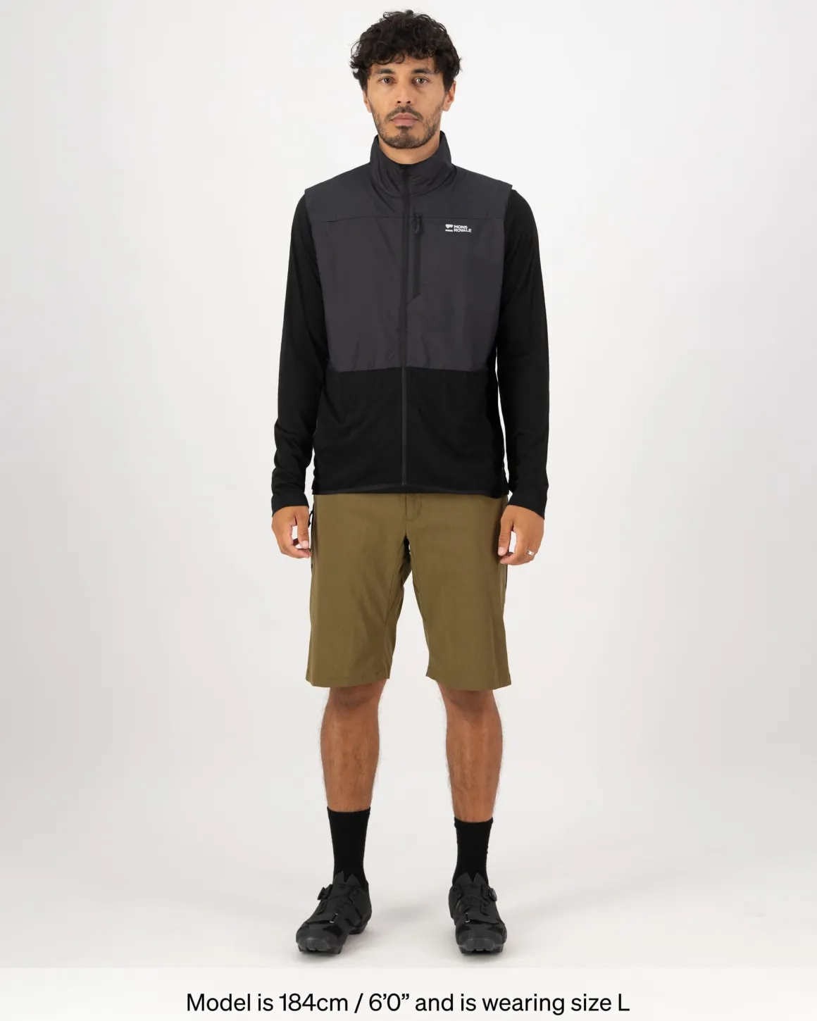Diversion Merino Wind Vest - Black