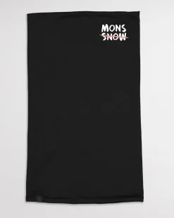 Double Up Merino Neckwarmer - Black 15 Years