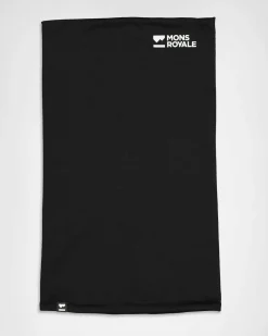 Double Up Merino Neckwarmer - Black