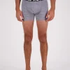 Hold 'em Shorty Merino Boxer - Grey Heather