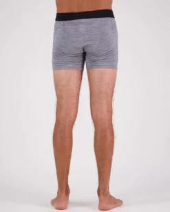 Hold 'em Shorty Merino Boxer - Grey Heather