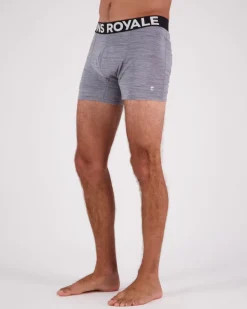 Hold 'em Shorty Merino Boxer - Grey Heather