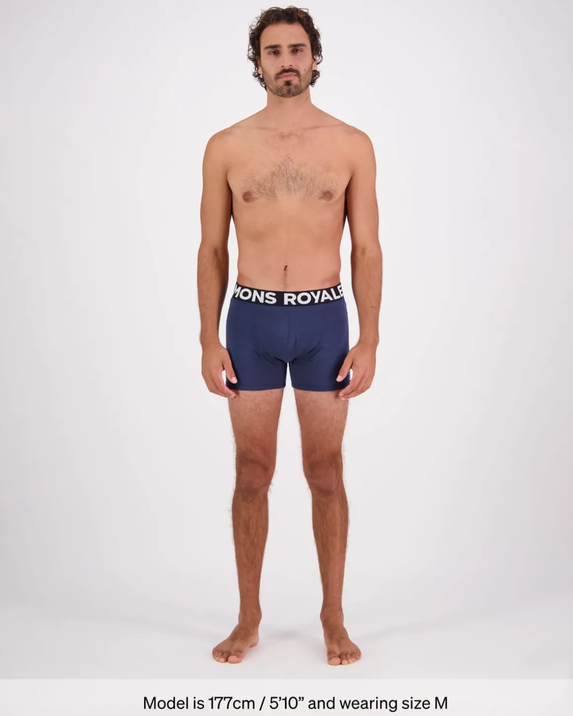 Hold 'em Shorty Merino Boxer - Midnight