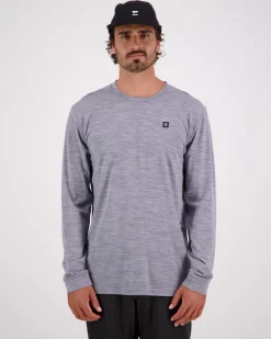 Icon Merino Classic Long Sleeve - Grey Heather