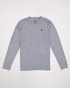 Icon Merino Classic Long Sleeve - Grey Heather