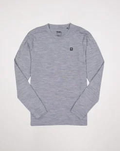 Icon Merino Classic Long Sleeve - Grey Heather