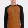 Icon Merino Raglan Long Sleeve - Black / Copper