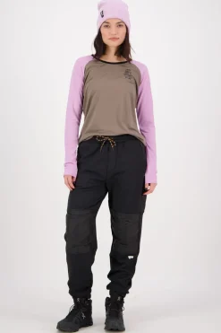 Icon Merino Raglan Long Sleeve - Orchid Dawn