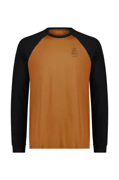 Icon Merino Raglan Long Sleeve - Black / Copper