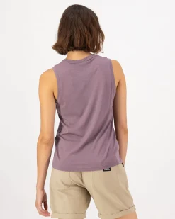 Icon Merino Tank - Mauve