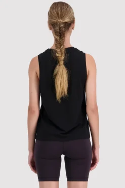 Icon Relaxed Merino Tank - Black