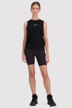 Icon Relaxed Merino Tank - Black