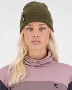 McCloud Merino Beanie - Dark Olive
