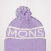 McCloud Pom Pom Merino Beanie - Thistle White