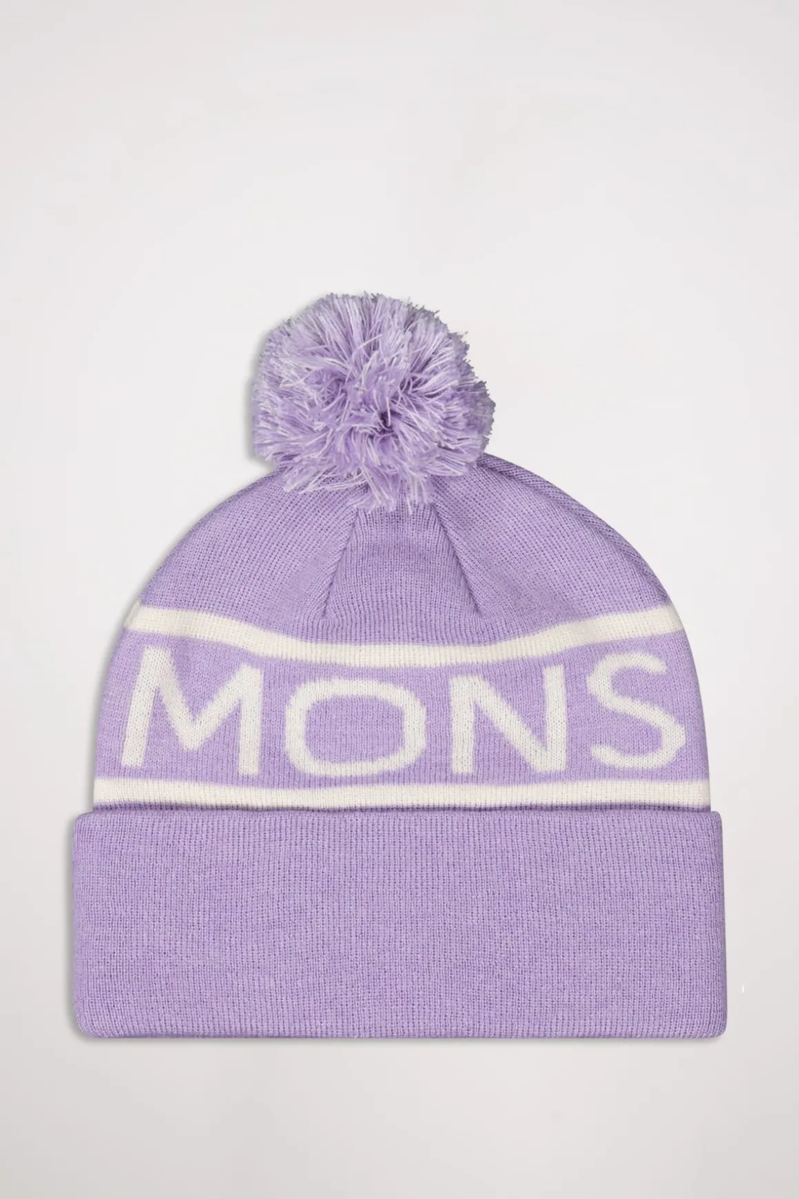 McCloud Pom Pom Merino Beanie - Thistle White