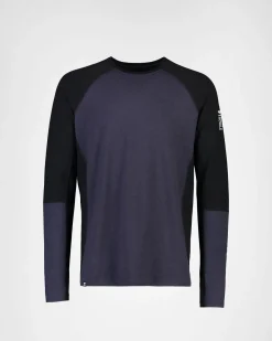 Olympus Merino Base Layer Long Sleeve - Black / 9 Iron