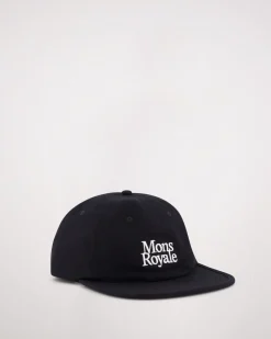 Roam 6 Panel Cap - Black