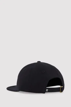 Roam 6 Panel Cap - Black