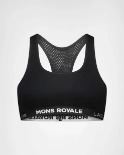 Sierra Merino Sports Bra - Black