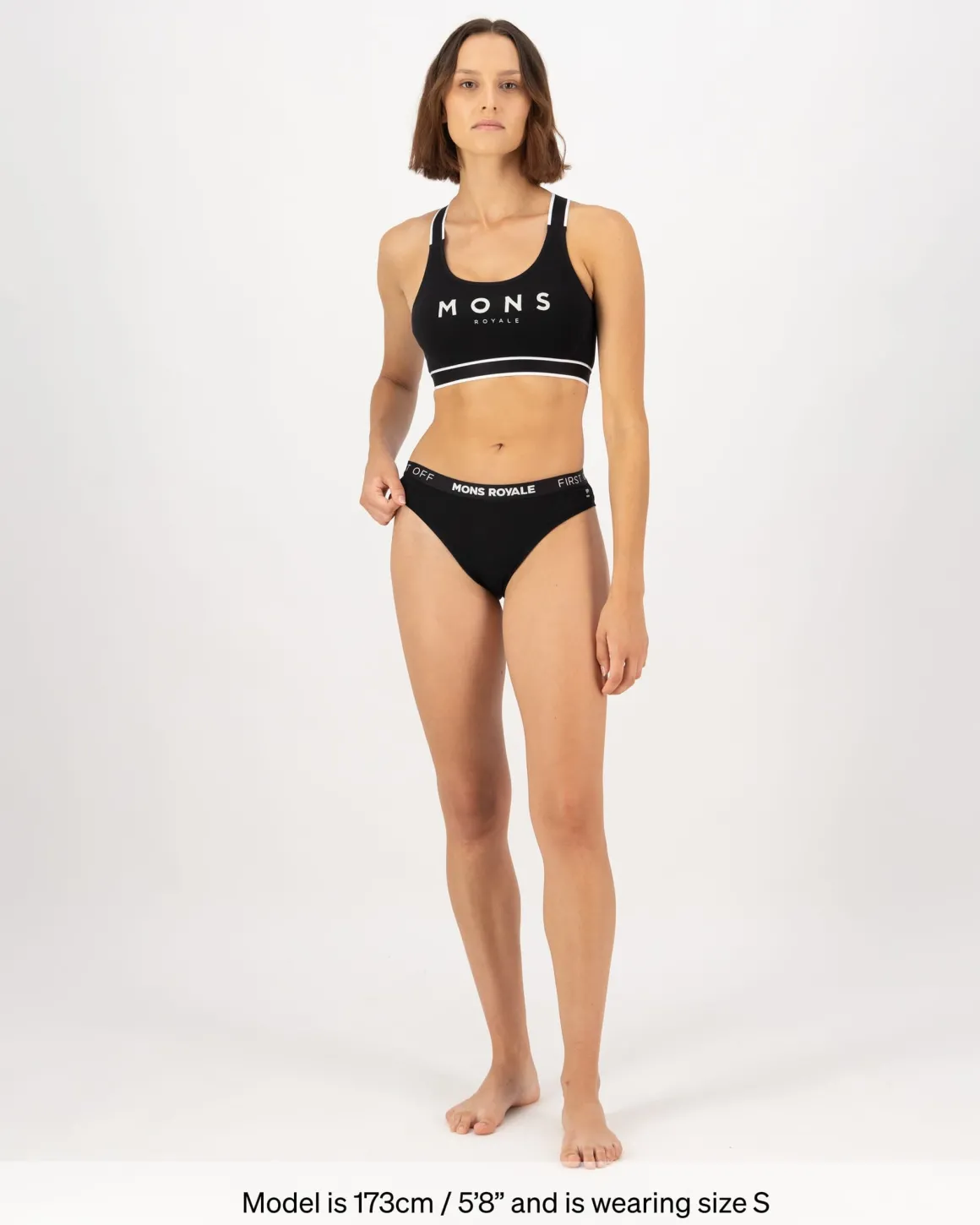 Stella Merino X-Back Bra - Black