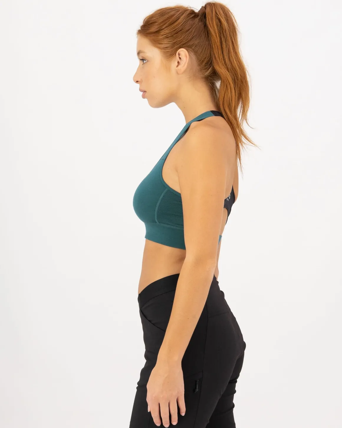 Stratos Merino Sports Bra - Abyss