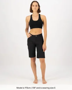 Stratos Merino Sports Bra - Black