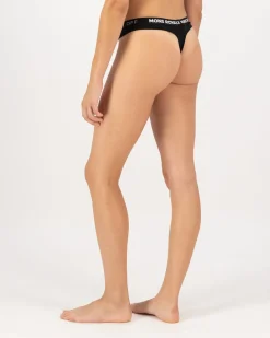 Stratos Merino Thong - Black