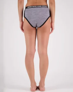 Sylvia Merino Boyleg - Grey Heather / Black