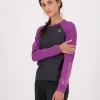Tarn Merino Bike Wind Jersey - Black / Ultraviolet