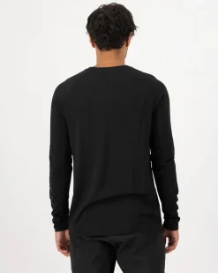 Tarn Merino Long Sleeve - 9 Iron / Black