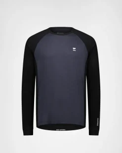 Tarn Merino Long Sleeve - 9 Iron / Black