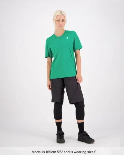 Tarn Merino Shift Tee - Pop Green