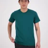 Temple Merino Air-Con T-Shirt - Evergreen