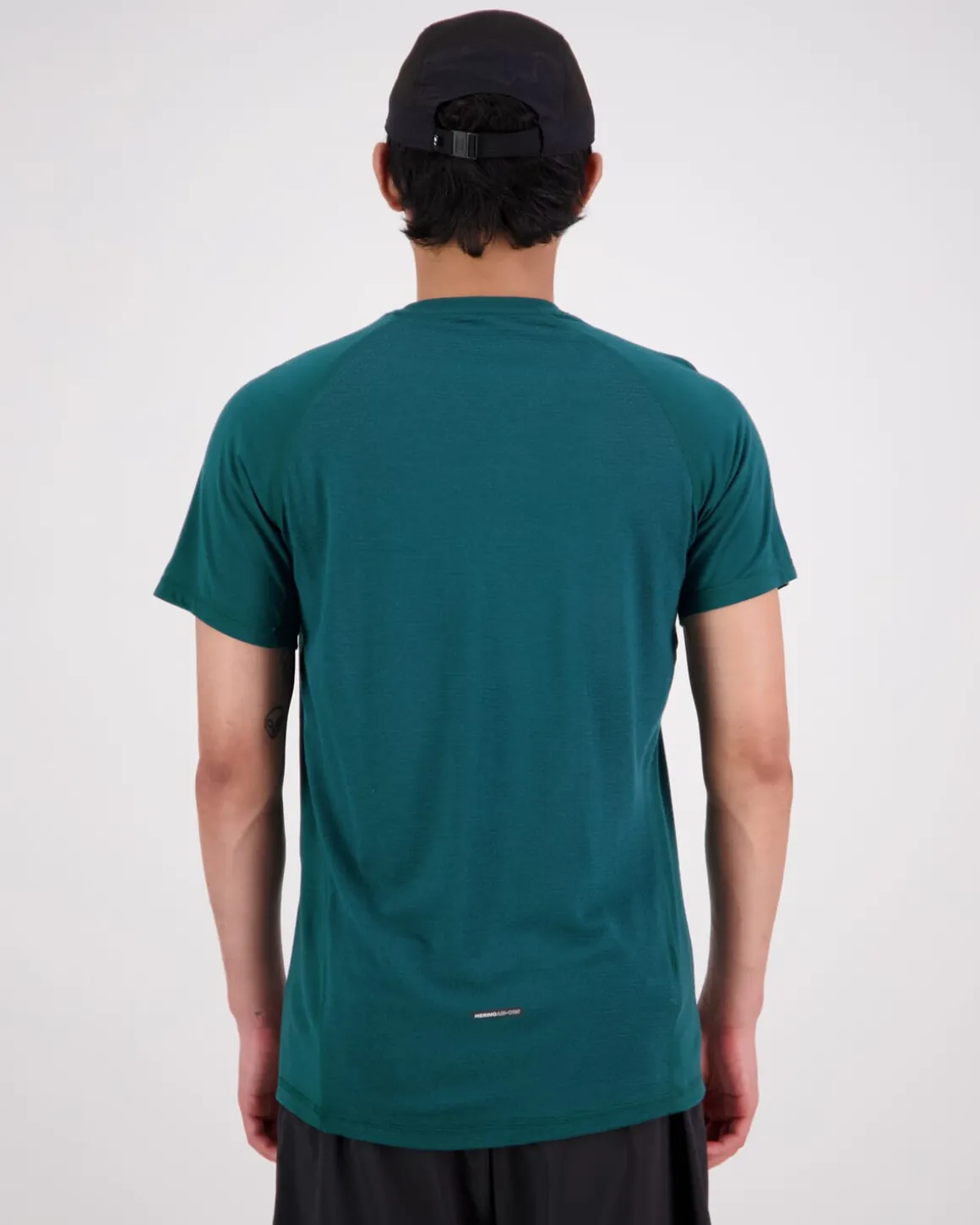 Temple Merino Air-Con T-Shirt - Evergreen