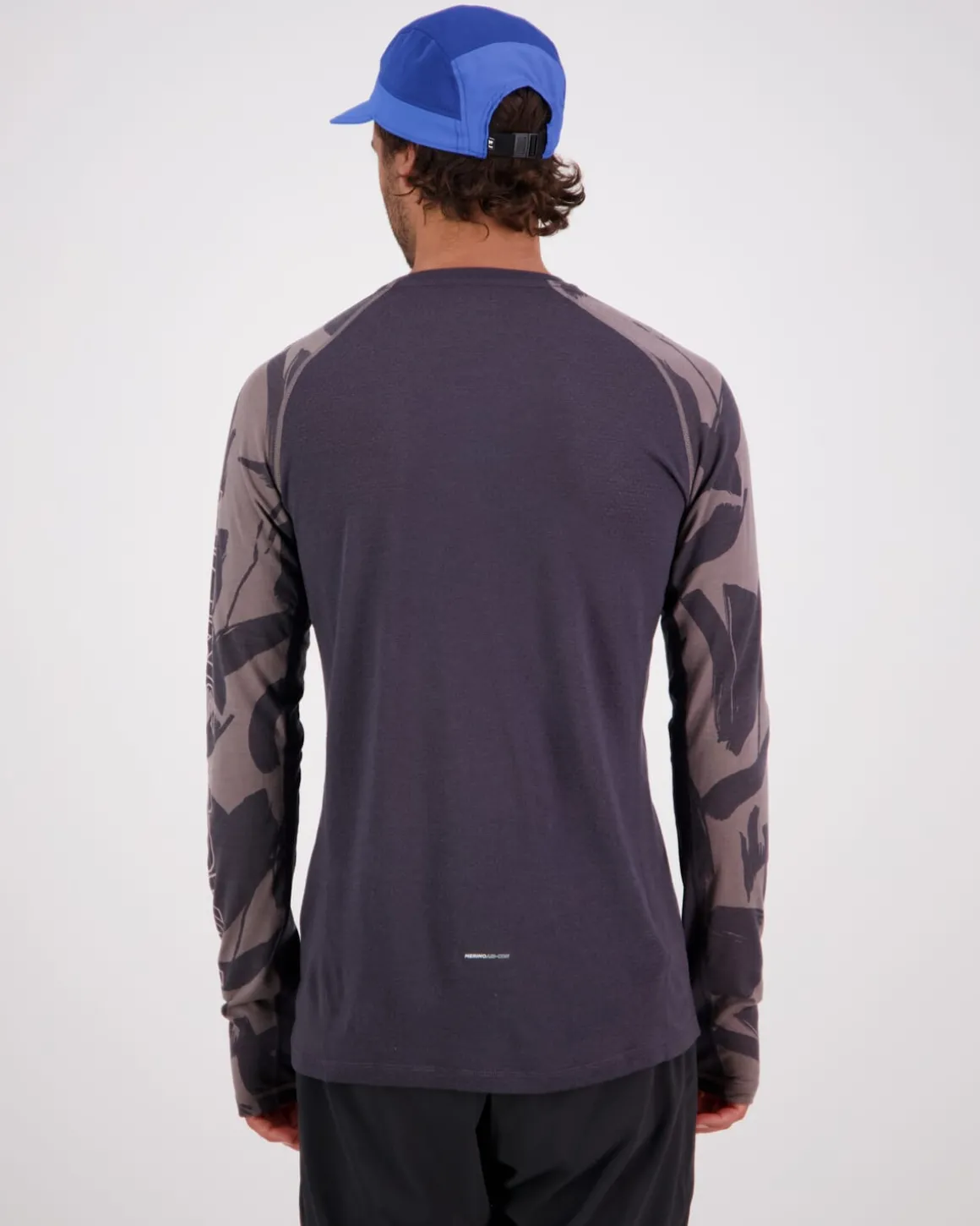 Temple Merino Long Sleeve - Shale / Fragments