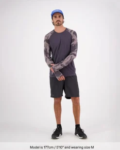 Temple Merino Long Sleeve - Shale / Fragments