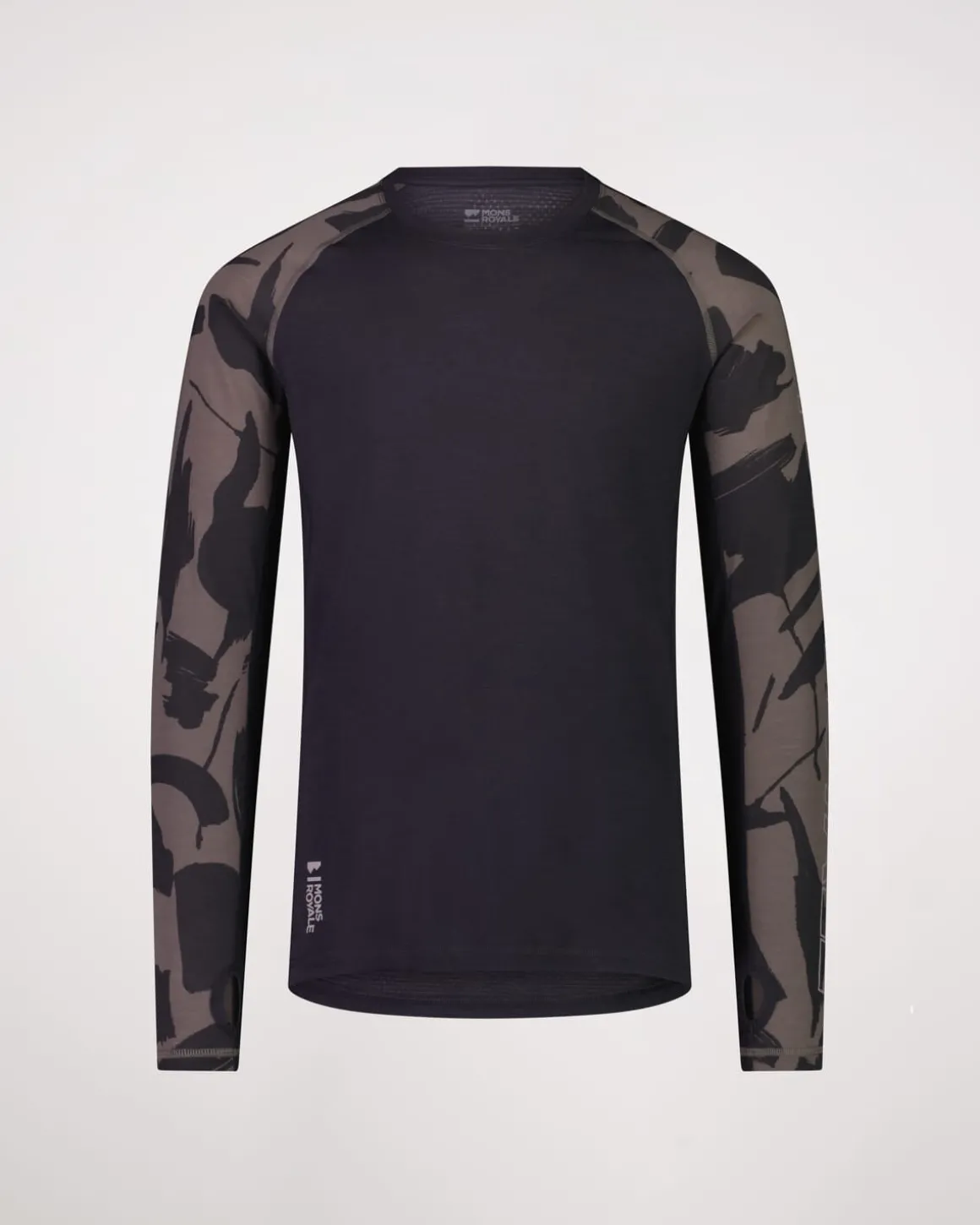 Temple Merino Long Sleeve - Shale / Fragments