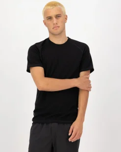 Temple Merino T-Shirt - Black