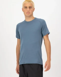 Temple Merino T-Shirt - Goblin Blue