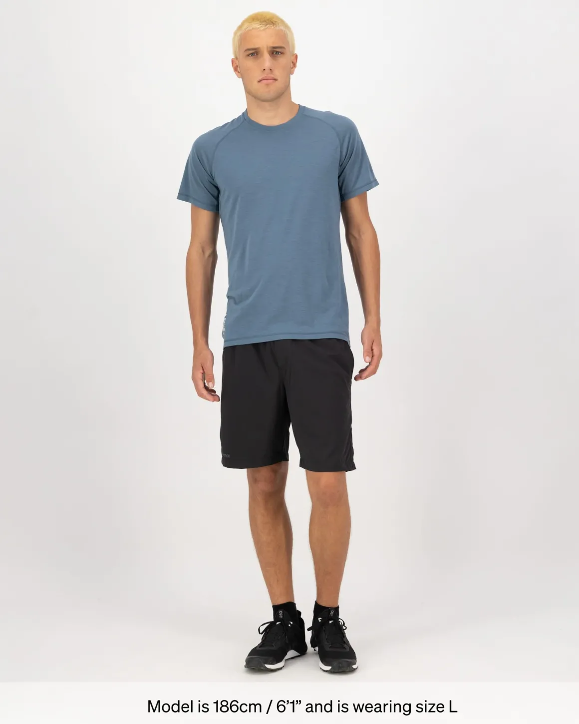 Temple Merino T-Shirt - Goblin Blue