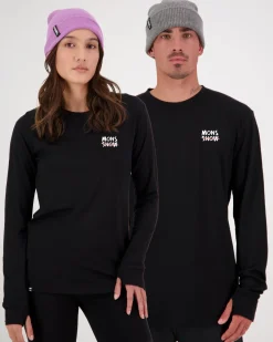 Unisex Yotei Merino Classic Long Sleeve - Black