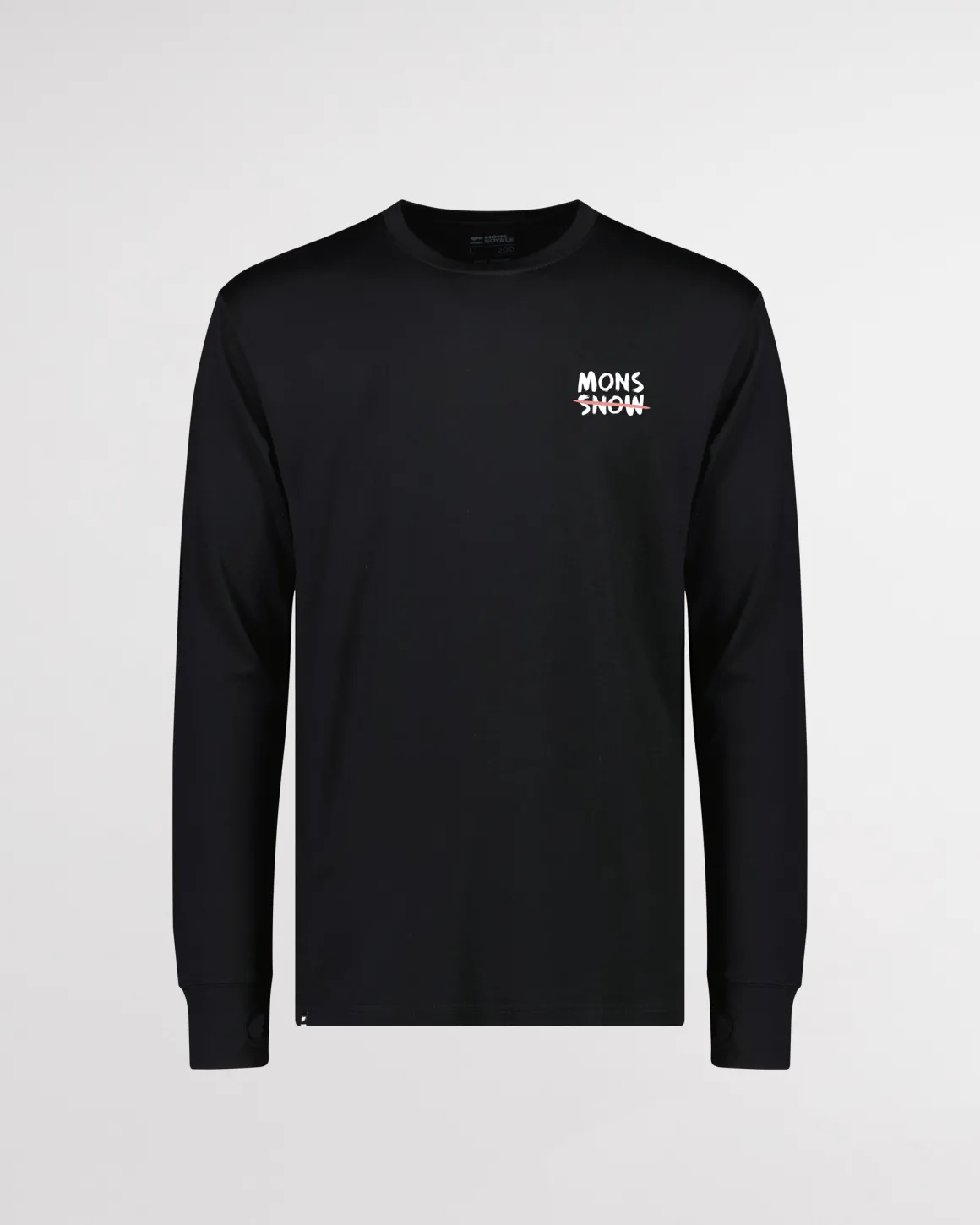 Unisex Yotei Merino Classic Long Sleeve - Black