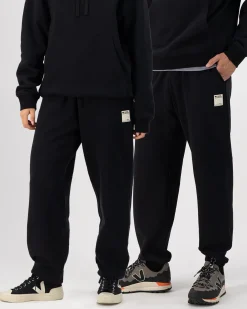Verdant Merino Organic Cotton Sweatpants - Black