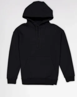 Verdant Merino Organic Cotton Hoody - Black