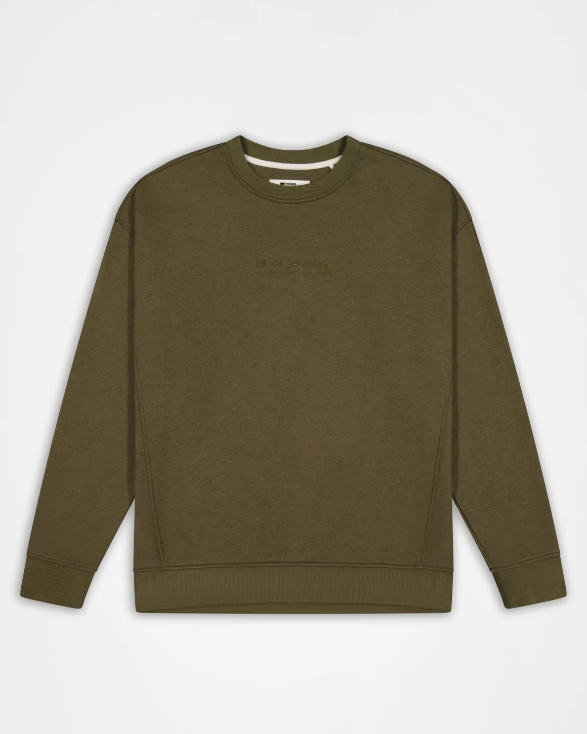 Verdant Merino Organic Cotton Crew - Dark Olive