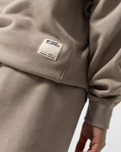 Verdant Merino Organic Cotton Crew - Taupe