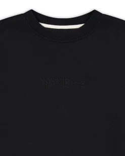 Verdant Merino Organic Cotton Crew - Black