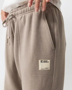 Verdant Merino Organic Cotton Sweatpants - Taupe